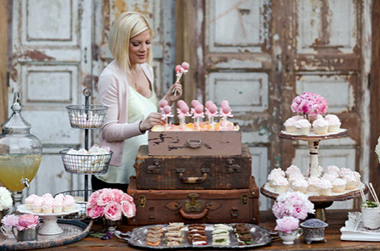 Celebrate with Tori Spelling